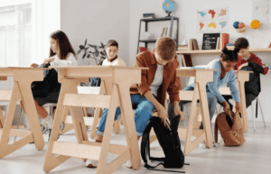 alunos em sala de aula